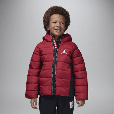 Jordan Younger Kids Heavyweight Hooded Puffer Jacket. Nike IE